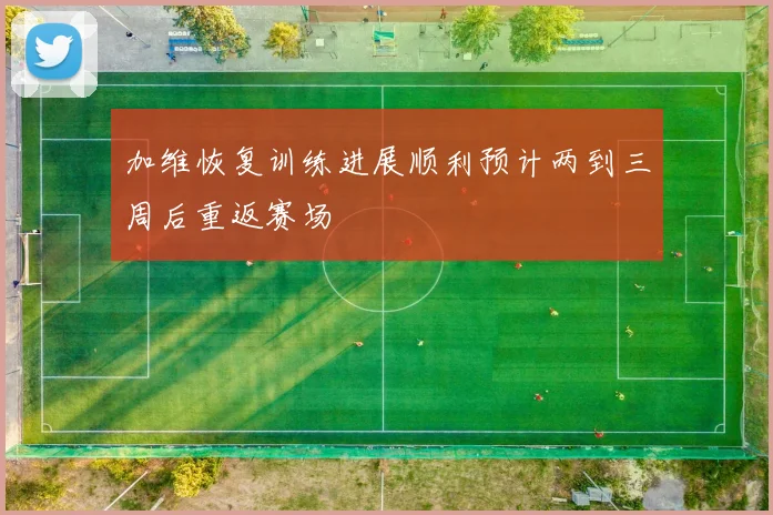 加维恢复训练进展顺利预计两到三周后重返赛场